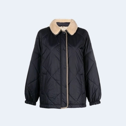 브루넬로 쿠치넬리 프레스 스터드 퀄팅 자켓